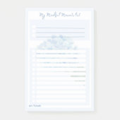 Hydrangea Bloemen 'Mijn Mindful Moments Lijsten' Post-it® Notes (Voorkant)