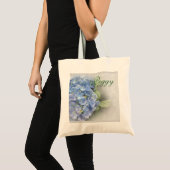 Hydrangea bloemen op gepersonaliseerde tas (Voorkant (product))