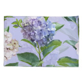 Hydrangea bloemen: veelkleurige bloemige textuur. kussensloop (Achterkant)