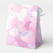 Hydrangea bloemenroze paarse bruiloft gunst doos bedankdoosjes (Achterkant)