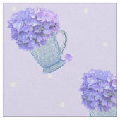 Hydrangea Bloom Fabric Stof (Close Up)