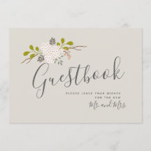 Hydrangea Blooms Botanische Bruiloft Gastenboek Te