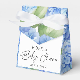 Hydrangea Blue Flowers Het is een Boy Baby shower Bedankdoosjes