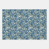 Hydrangea Blue Inpakpapier Vel (Voorkant 3)