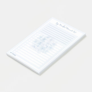Hydrangea Blue 'My Mindful Moments Lists' door Lea Post-it® Notes