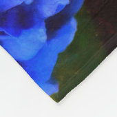 Hydrangea Blues Fleece Deken (Hoek)