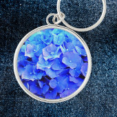 Hydrangea Blues Sleutelhanger