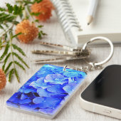 Hydrangea Blues Sleutelhanger (Voorkant Rechts)
