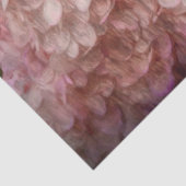 Hydrangea Blush Pink Floral Wood Decoupage Tissuepapier (Detail)