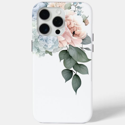 Hydrangea Boeket Op Wit Case-Mate iPhone Case (Achterkant)