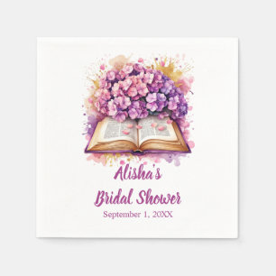 Hydrangea Book Theme Servet