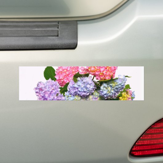 Hydrangea Bouquet Bumpersticker (Op auto)