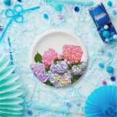Hydrangea Bouquet Papieren Bordje (Feest)