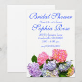 Hydrangea Bouquet - vrijgezellenfeest Kaart (Voorkant / Achterkant)