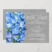 Hydrangea Bridal Shower Invitations Kaart (Voorkant / Achterkant)