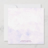 Hydrangea Bridal Shower Invitations Kaart (Achterkant)