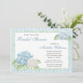 Hydrangea Bridal Shower Kaart (Staand voorkant)