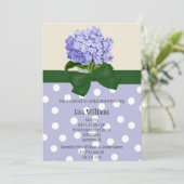 Hydrangea Bridal Shower Kaart (Staand voorkant)