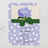 Hydrangea Bridal Shower Kaart (Voorkant / Achterkant)