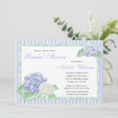 Hydrangea Bridal Shower Kaart (Staand voorkant)
