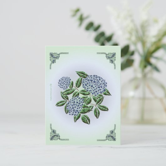 Hydrangea Briefkaart (Staand voorkant)