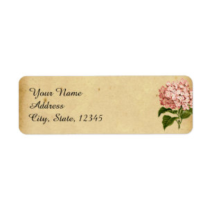Hydrangea bruiloft label