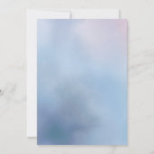 Hydrangea Brunch Bubbly Invitation de la douche nu (Dos)