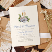 Hydrangea Brunch Bubbly Invitation de la douche nu