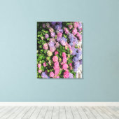 Hydrangea bush Toile tendue (Insitu (Plancher de Bois))