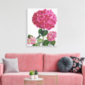 Hydrangea Canvas Afdruk (Insitu (Woonkamer))