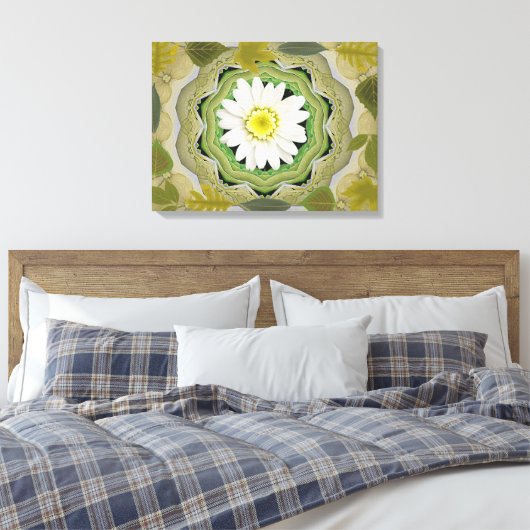 Hydrangea Canvas Afdrukken (Insitu (Slaapkamer))