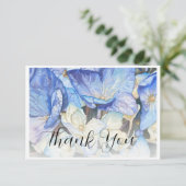 Hydrangea Carte de remerciements (Debout devant)