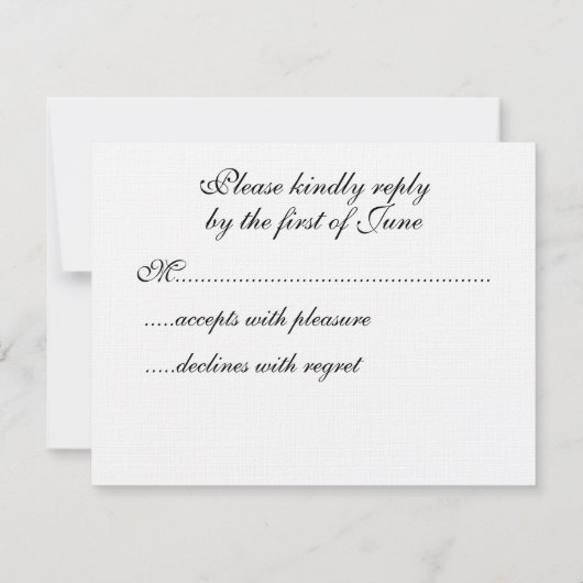 Hydrangea CARTES DE MARIAGE FORMALES (Dos)