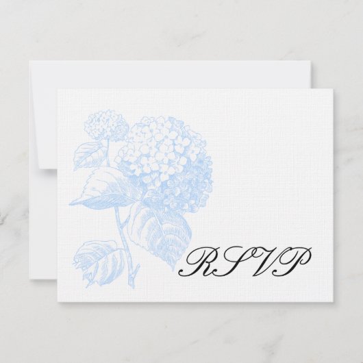 Hydrangea CARTES DE MARIAGE OFFICIELLES (Devant)