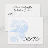 Hydrangea CARTES DE MARIAGE OFFICIELLES (Devant / Derrière)