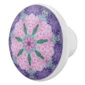 Hydrangea Ceramic Knob. Keramische Knop (Rechts)