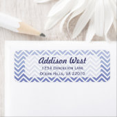 Hydrangea Chevron Labels (Insitu)