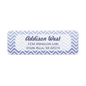Hydrangea Chevron Labels (Voorkant)