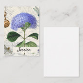 Hydrangea Collage Gepersonaliseerd Notitiekaartje (Voorkant / Achterkant)