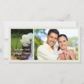 Hydrangea Cowboylaarzen Westerse Save the Date (Voorkant)