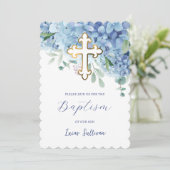 Hydrangea-doop Kaart (Staand voorkant)