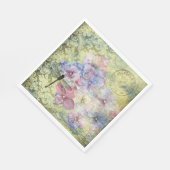 Hydrangea Dragonfly Postmark Ephemera Decoupage Servet (Hoek)