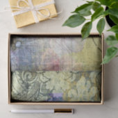 Hydrangea Dragonfly Postmark Ephemera Decoupage Tissuepapier (Geschenk)