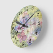 Hydrangea Dragonfly Postmark Ephemera Ronde Klok (Hoek)