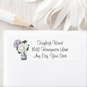 Hydrangea Dreams retouradres labels (Insitu)