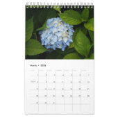 Hydrangea één pagina kalender (Mar 2026)