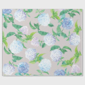 Hydrangea Elegant Easter design Cadeaupapier (Vlak)