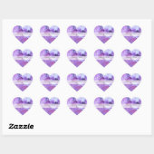Hydrangea Enregistrer la date Mariage Stickers (Feuille)
