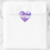 Hydrangea Enregistrer la date Mariage Stickers (Sac)