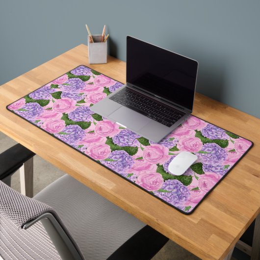 Hydrangea et motif de pivoine (Bureau 2)